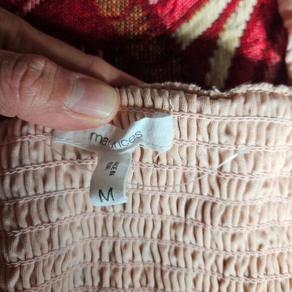 Beautiful Polka Dot Halter Midi Dress Size M Maurices NWOT - Picture 8 of 8